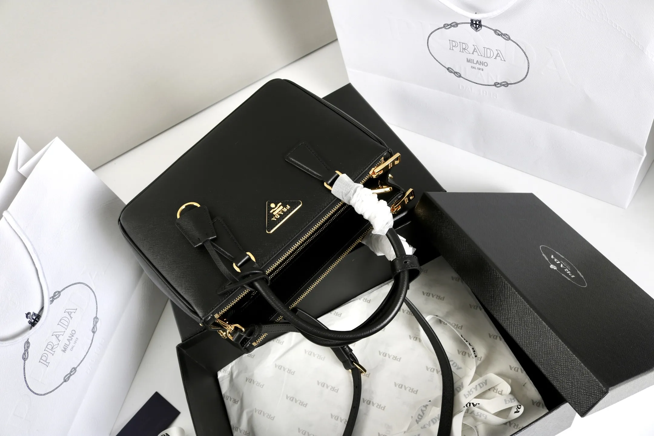 Prada Galleria medium Saffiano leather bag 1BA863 - Image 10