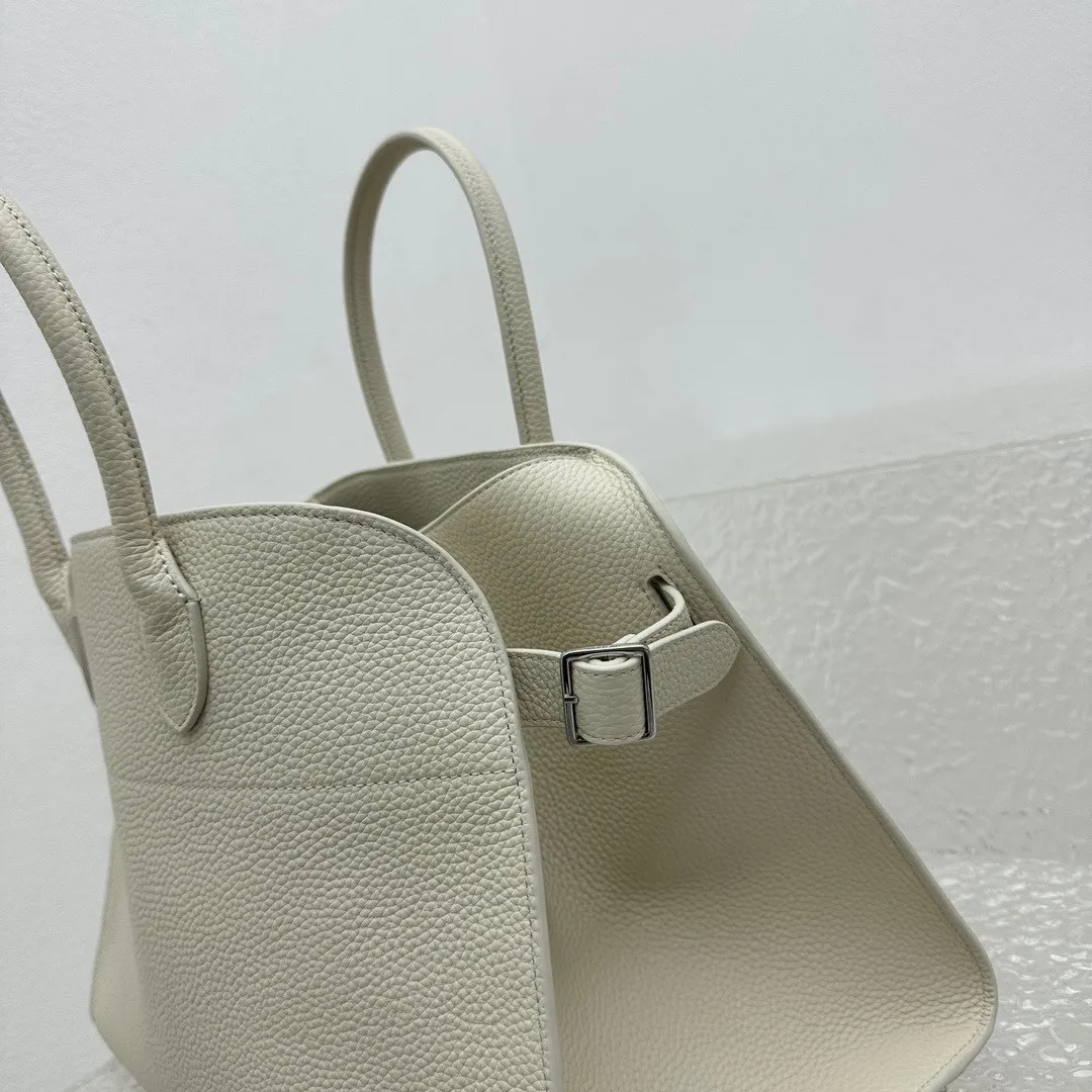 The Row Soft Margaux 15 Bag in Leather W1255L133IVPD - Image 7