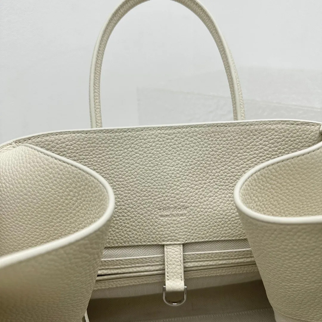 The Row Soft Margaux 15 Bag in Leather W1255L133IVPD - Image 10