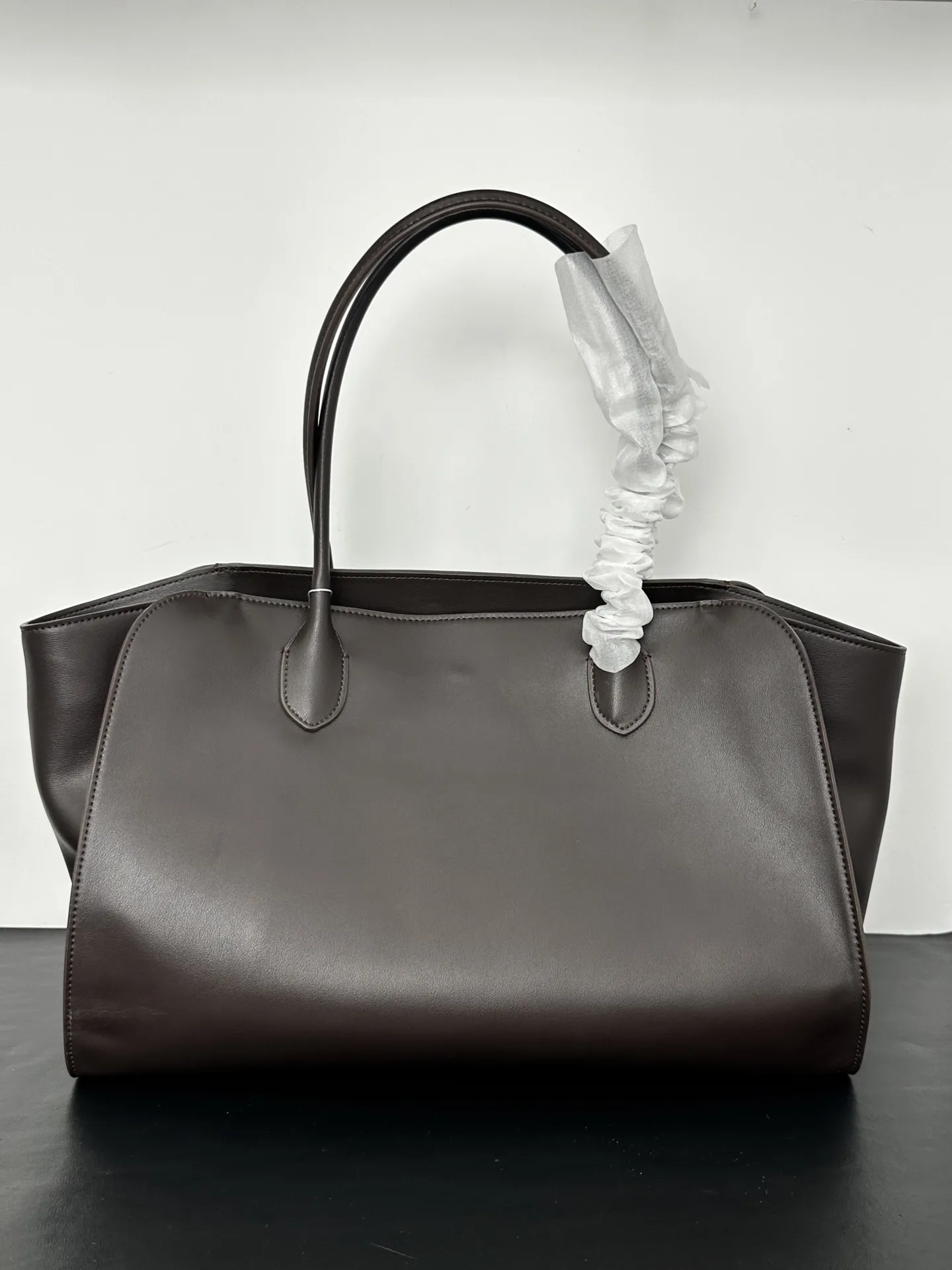 Alternative view of The Row Marlo 17 Bag in Leather W1904L133DEOS