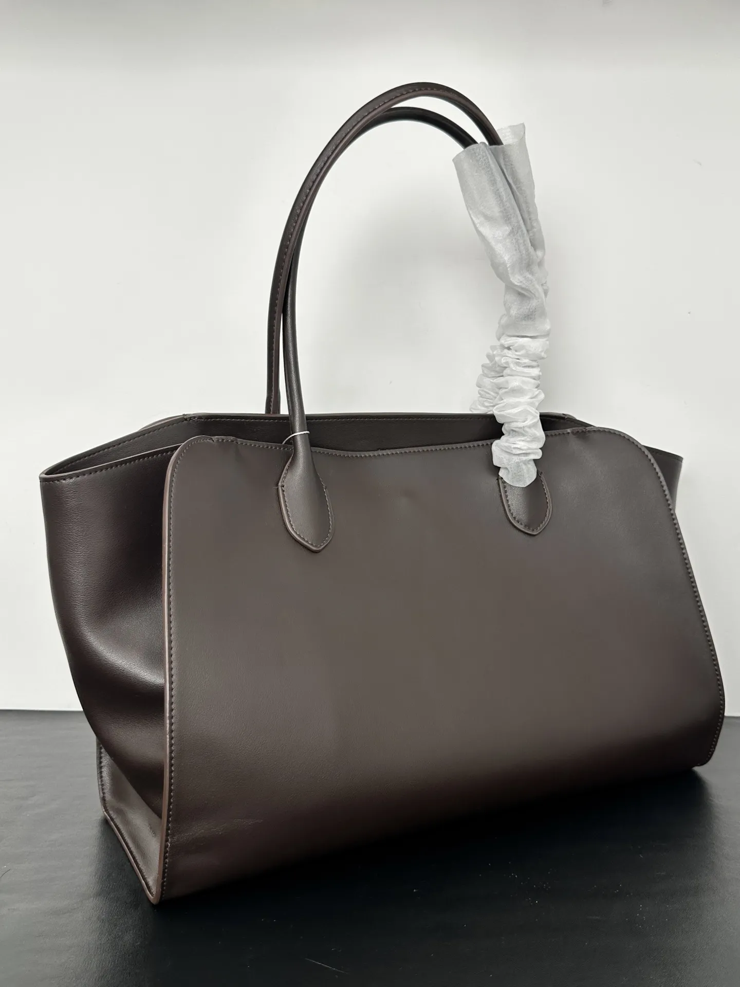 The Row Marlo 17 Bag in Leather W1904L133DEOS - Image 3