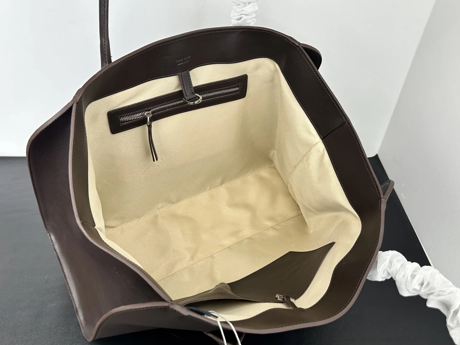 The Row Marlo 17 Bag in Leather W1904L133DEOS - Image 6
