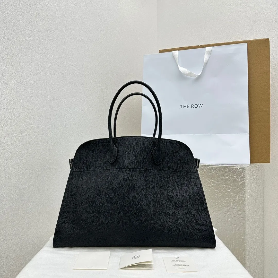 Alternative view of The Row Soft Margaux 17 Bag in Leather W1254L133BLPL