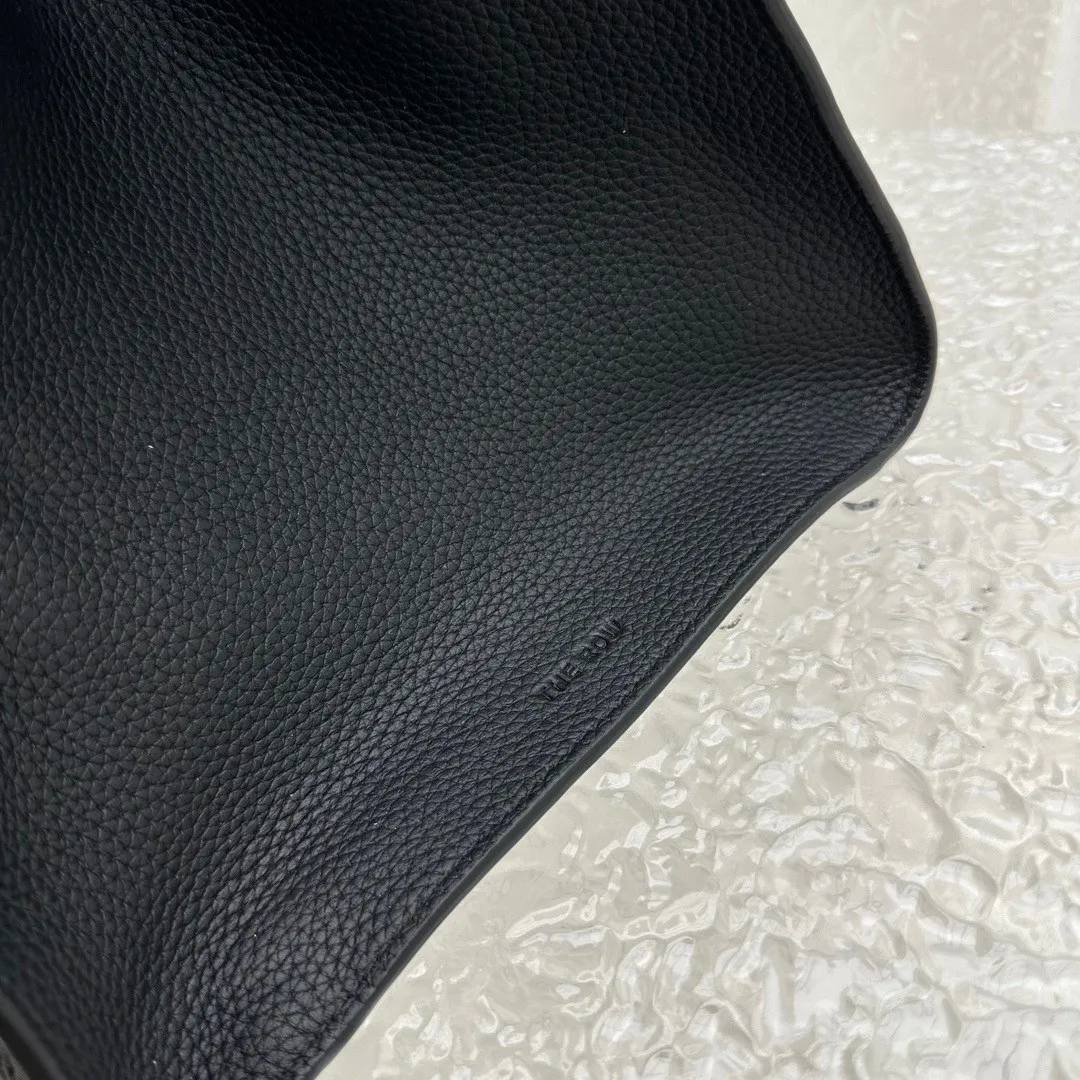 The Row Soft Margaux 17 Bag in Leather W1254L133BLPL - Image 6