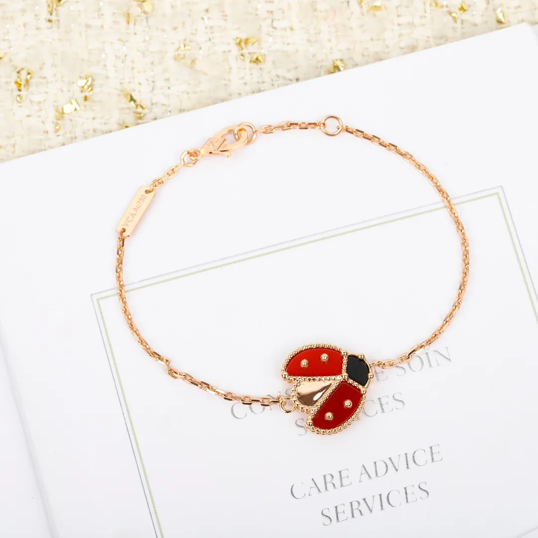 Van Cleef & Arpels Lucky Spring bracelet, open wings ladybug VCARP7R100 - Image 3