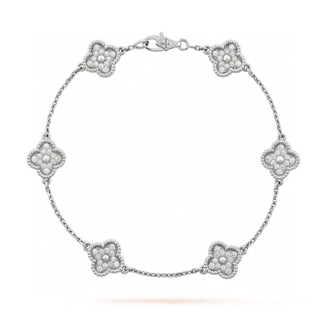 Van Cleef & Arpels Sweet Alhambra bracelet, 6 motifs VCARO85700 - 图片 17