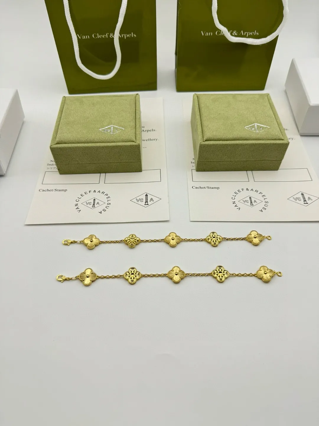 Van Cleef & Arpels Vintage Alhambra bracelet, 5 motifs - 图片 7