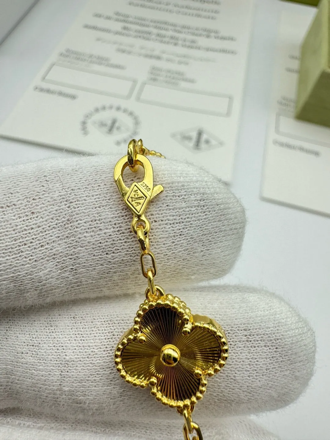 Van Cleef & Arpels Vintage Alhambra bracelet, 5 motifs - 图片 13