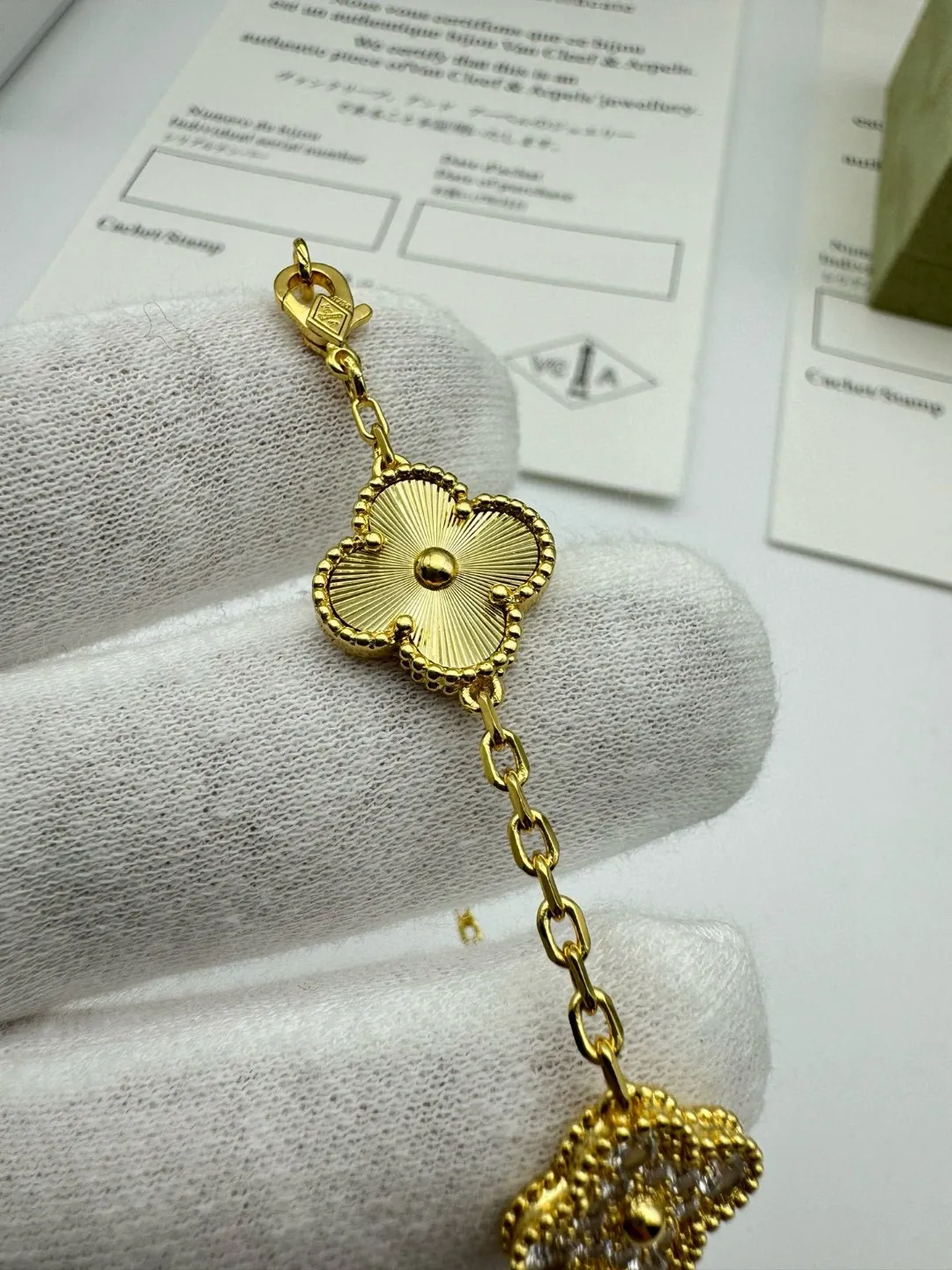 Van Cleef & Arpels Vintage Alhambra bracelet, 5 motifs - 图片 14
