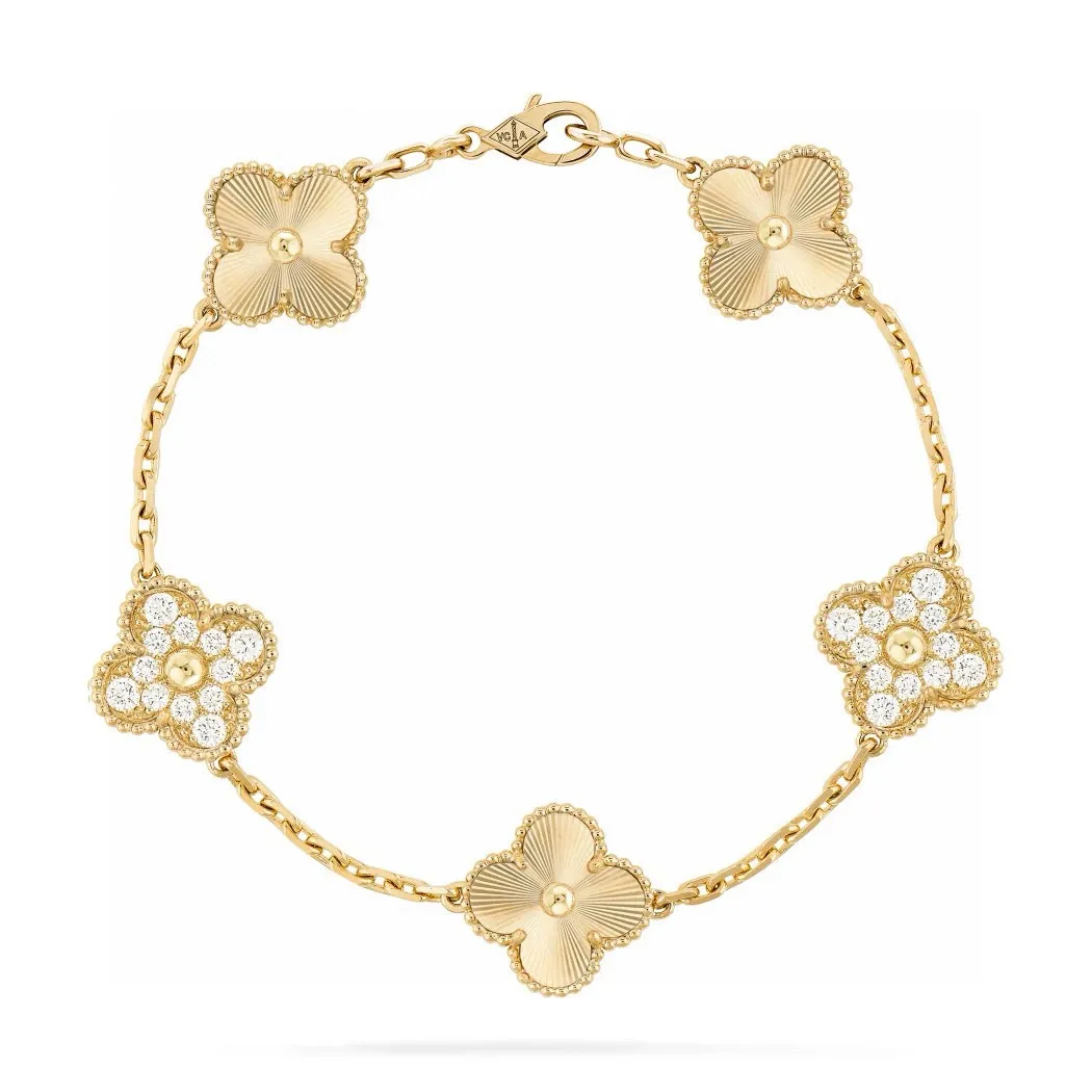Van Cleef & Arpels Vintage Alhambra bracelet, 5 motifs - 图片 17
