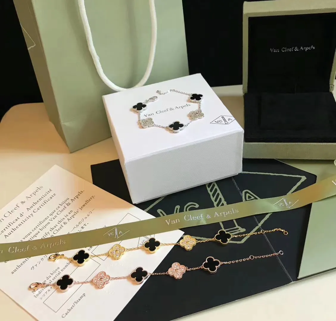 Van Cleef & Arpels Vintage Alhambra bracelet, 5 motifs VCARP2R900 - 图片 2