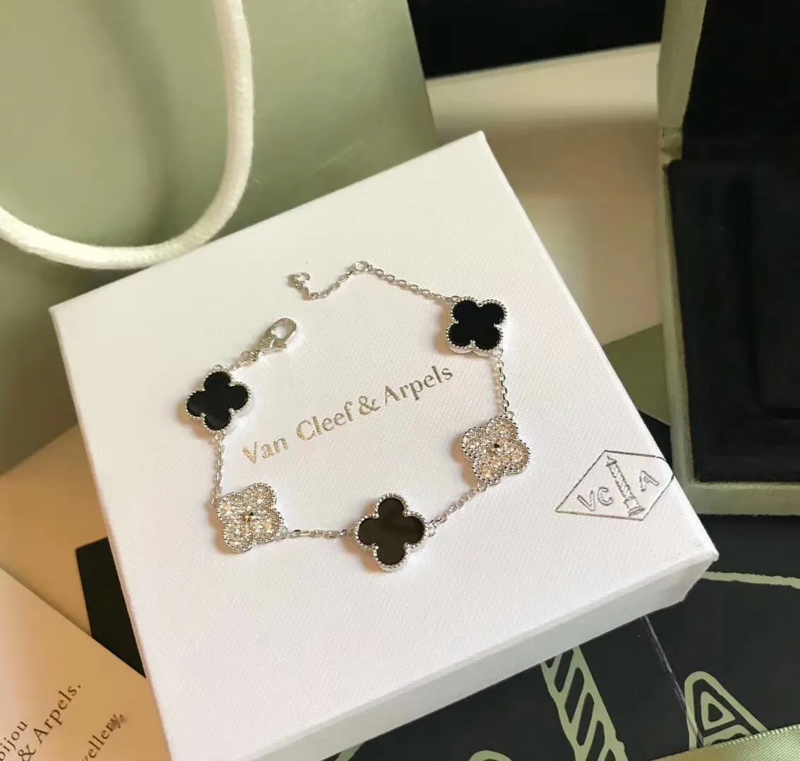 Van Cleef & Arpels Vintage Alhambra bracelet, 5 motifs VCARP2R900 - 图片 3