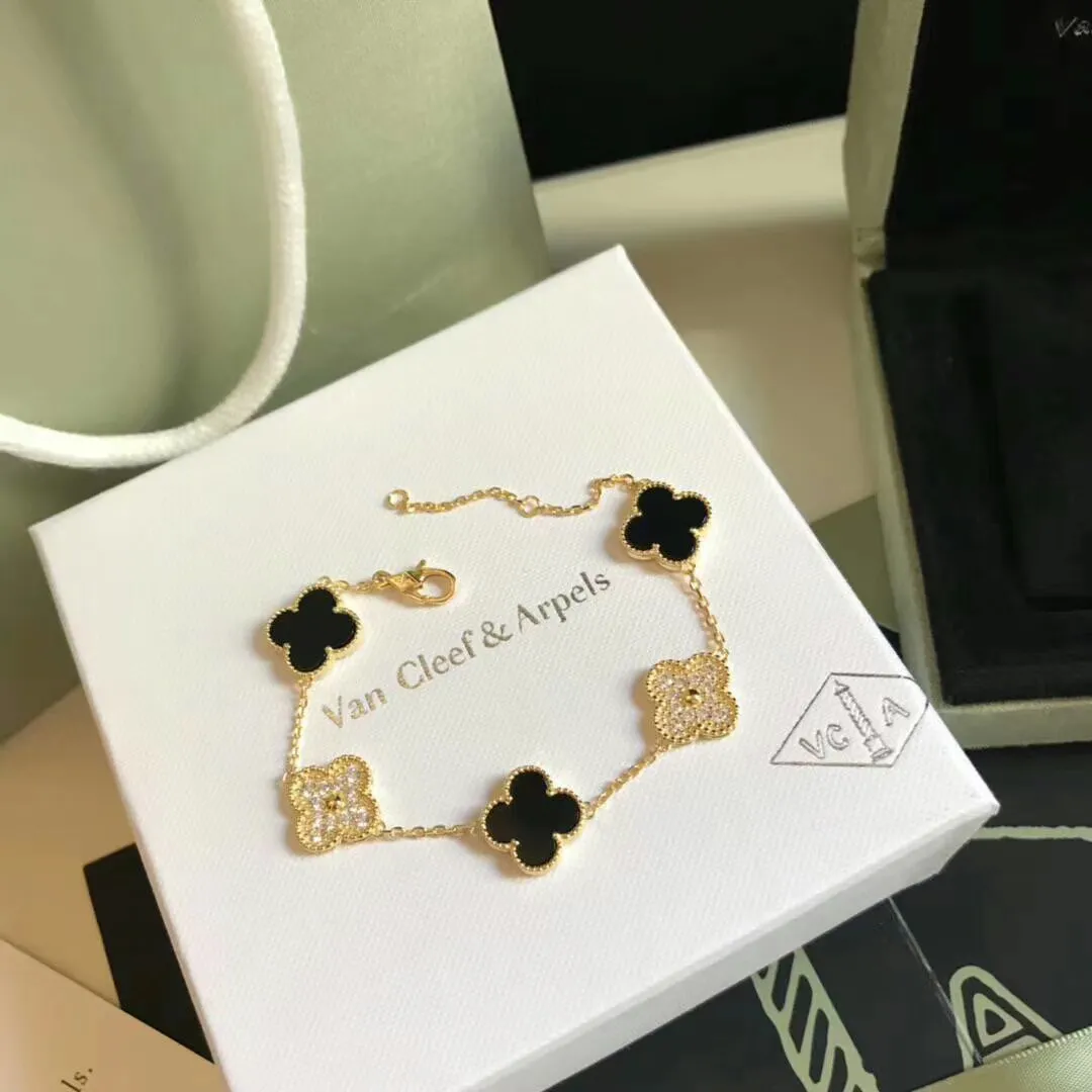 Van Cleef & Arpels Vintage Alhambra bracelet, 5 motifs VCARP2R900 - 图片 6