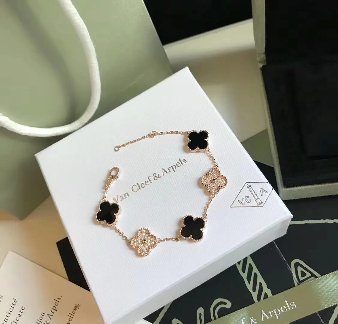 Van Cleef & Arpels Vintage Alhambra bracelet, 5 motifs VCARP2R900 - 图片 7