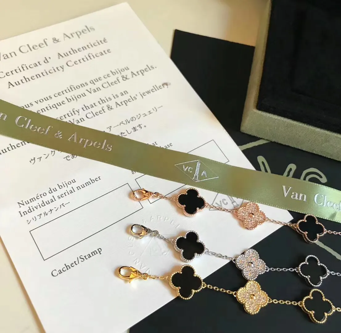Van Cleef & Arpels Vintage Alhambra bracelet, 5 motifs VCARP2R900 - 图片 8