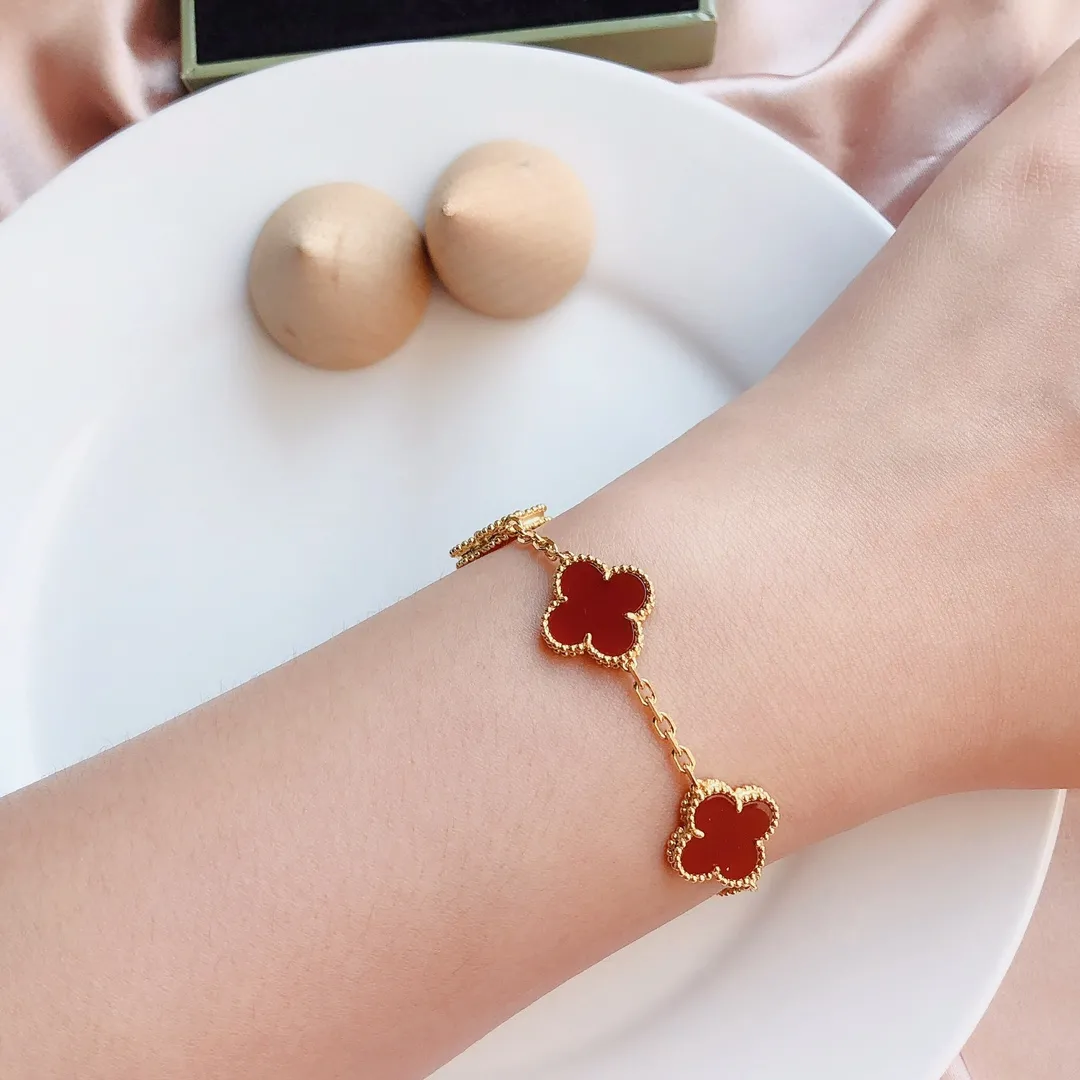 Van Cleef & Arpels Vintage Alhambra bracelet, 5 motifs VCARD35500 - 图片 8