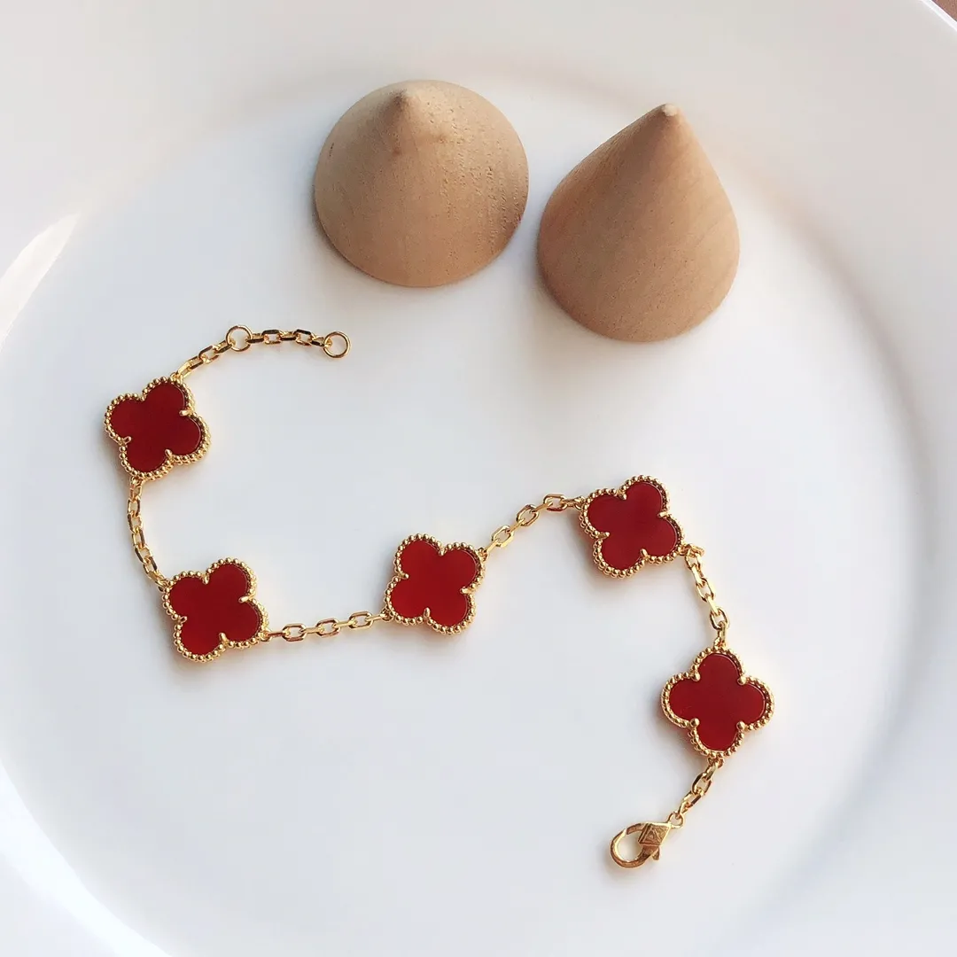 Van Cleef & Arpels Vintage Alhambra bracelet, 5 motifs VCARD35500 - 图片 3