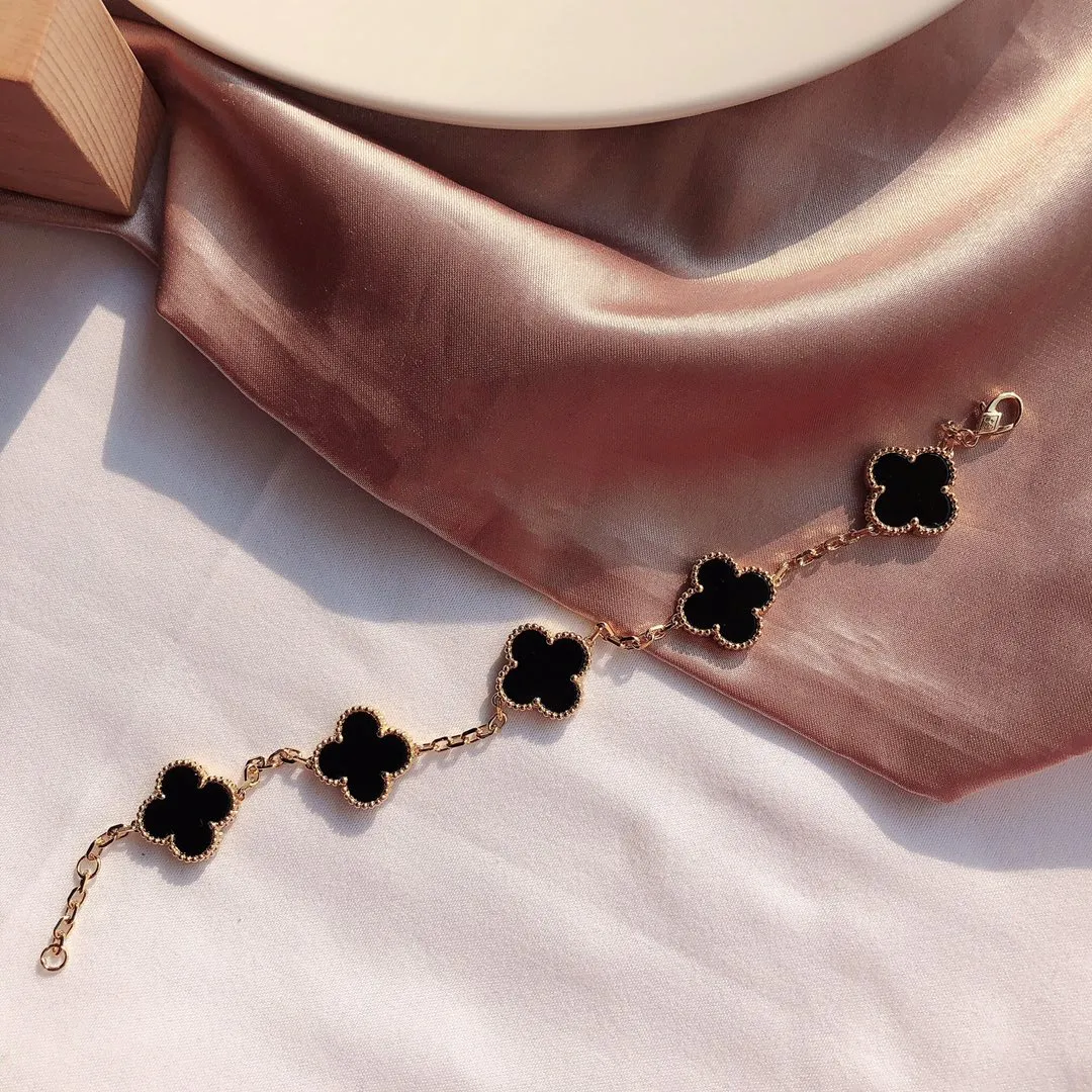 Van Cleef & Arpels Vintage Alhambra bracelet, 5 motifs VCARA41300 - 图片 5