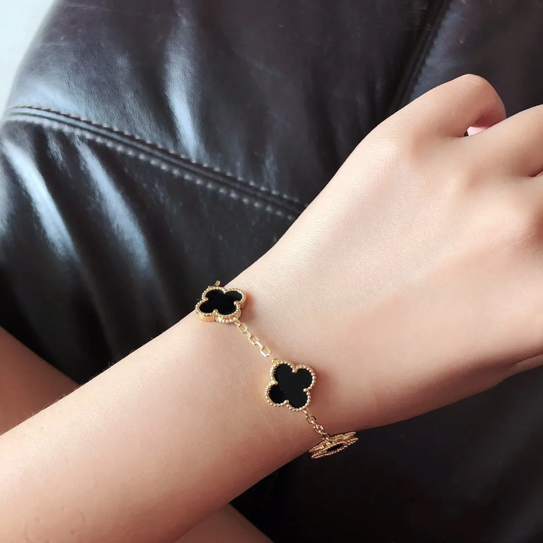 Van Cleef & Arpels Vintage Alhambra bracelet, 5 motifs VCARA41300 - 图片 6
