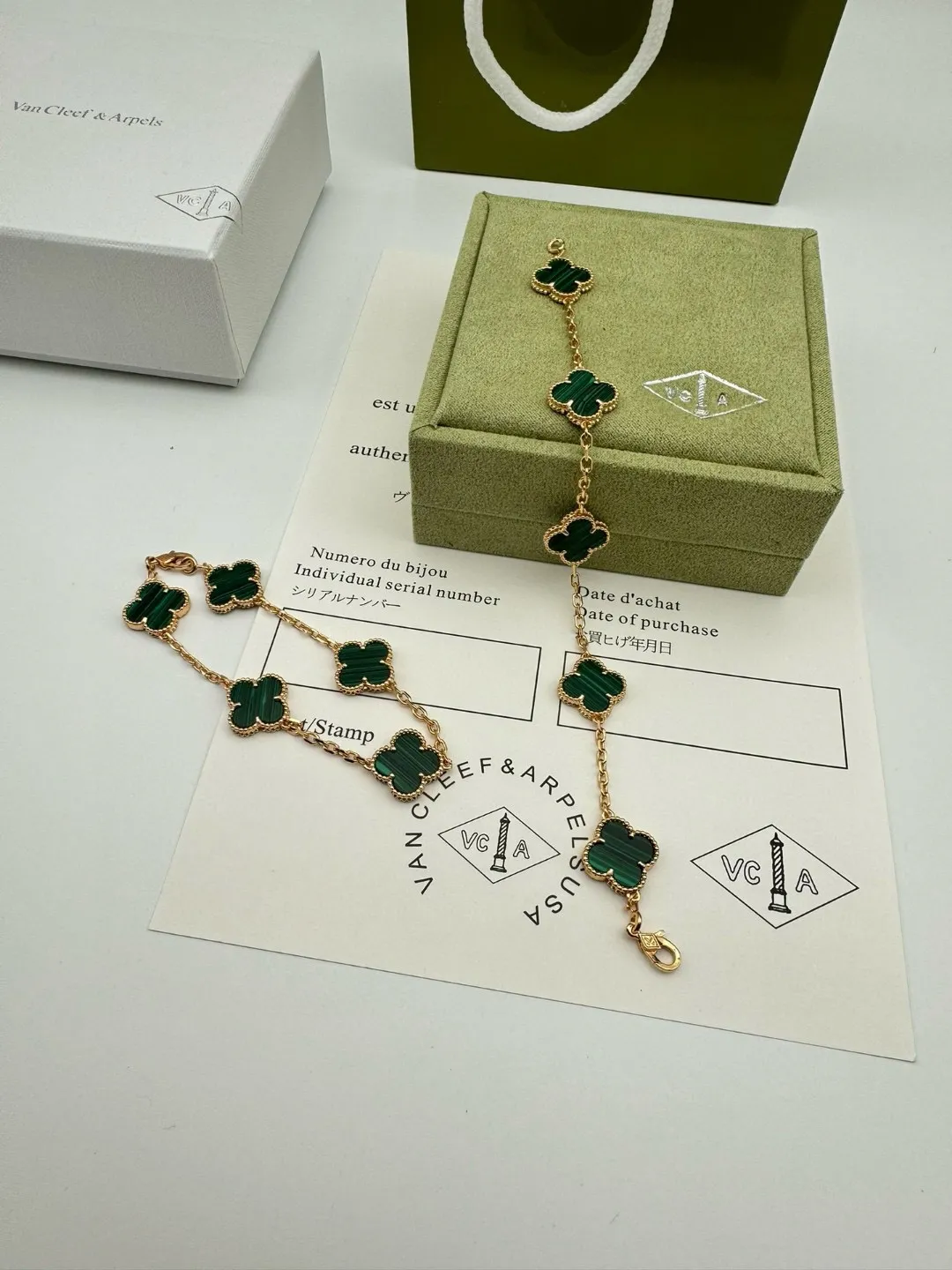Van Cleef & Arpels Vintage Alhambra bracelet, 5 motifs VCARL80900 - 图片 7