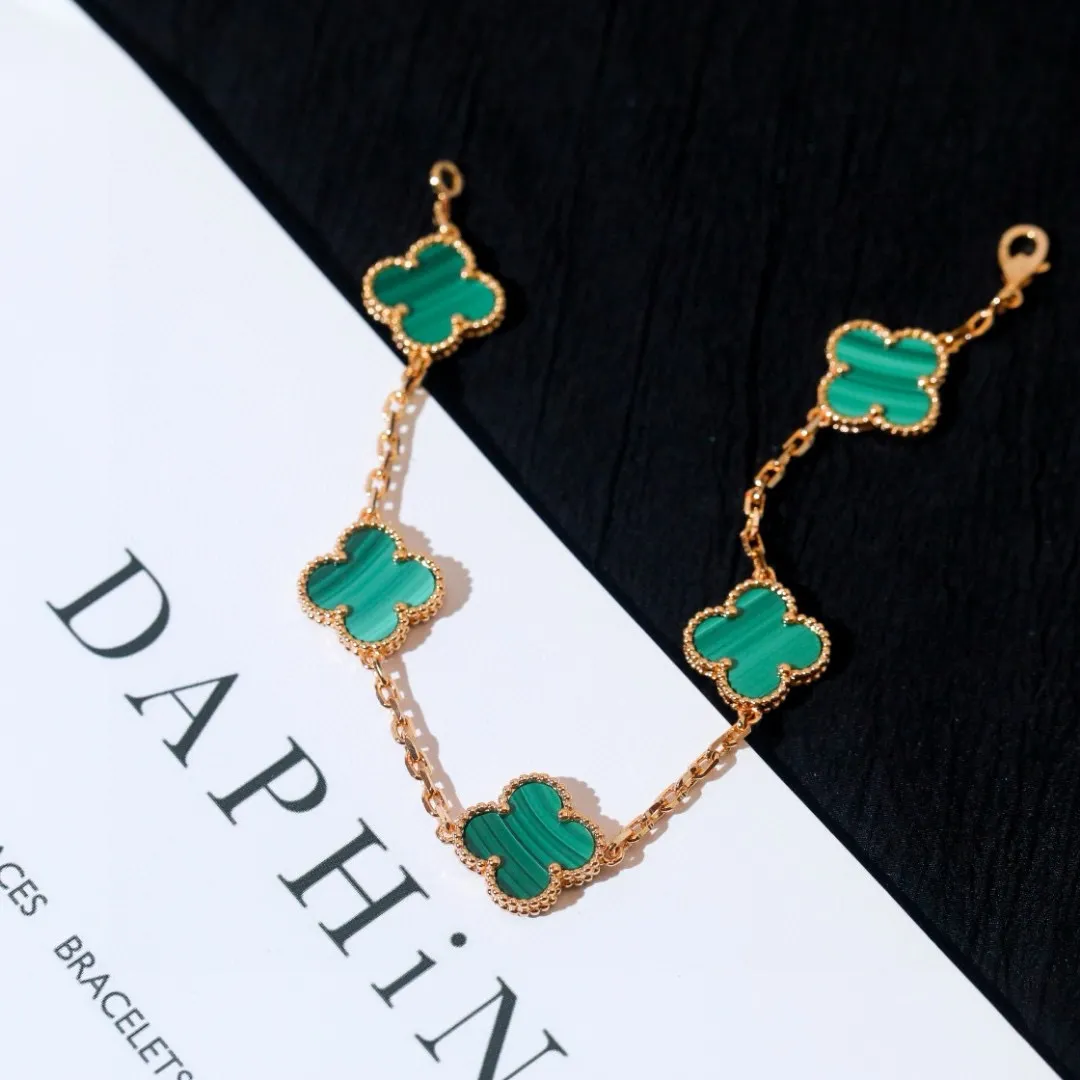 Van Cleef & Arpels Vintage Alhambra bracelet, 5 motifs VCARL80900 - 图片 13