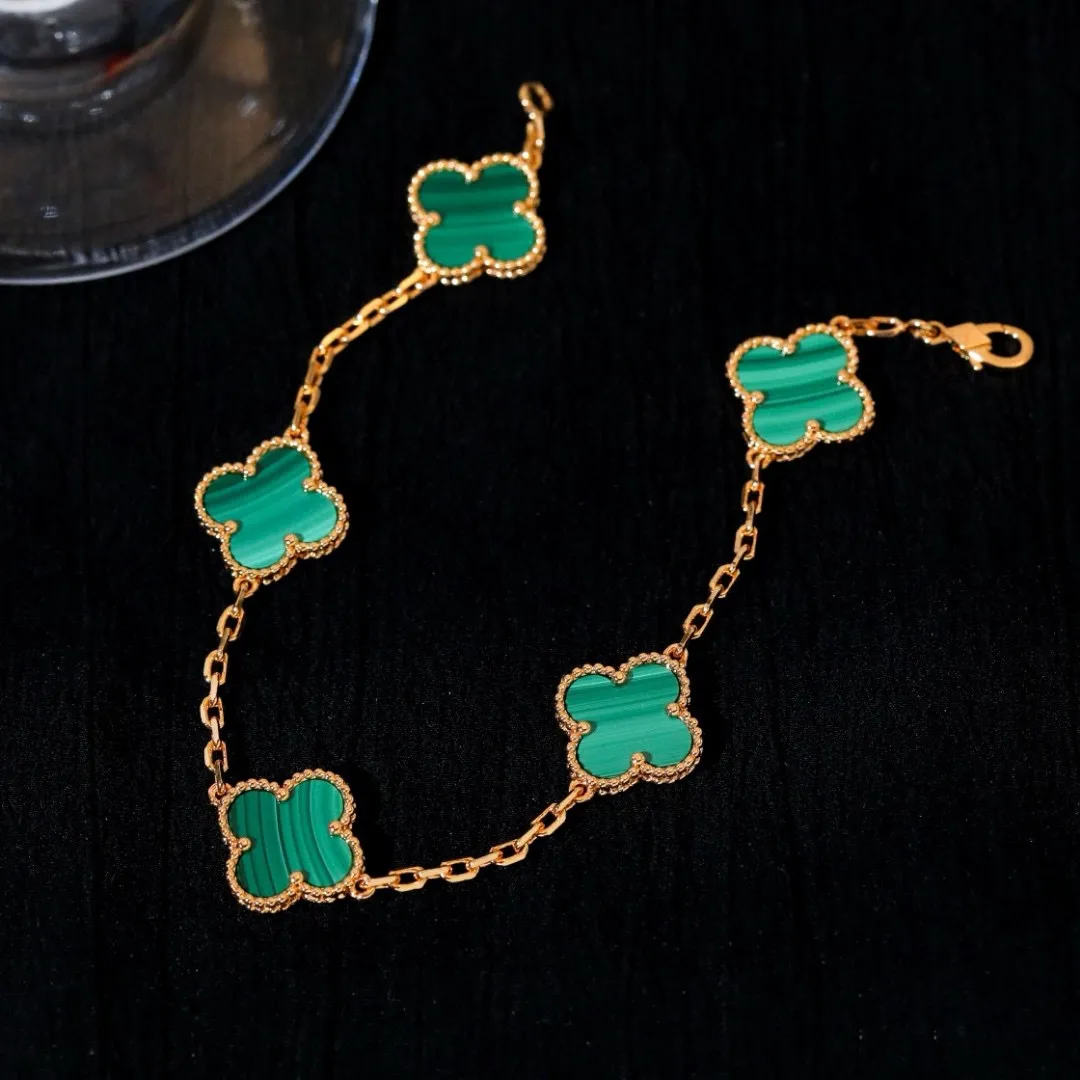 Van Cleef & Arpels Vintage Alhambra bracelet, 5 motifs VCARL80900 - 图片 15