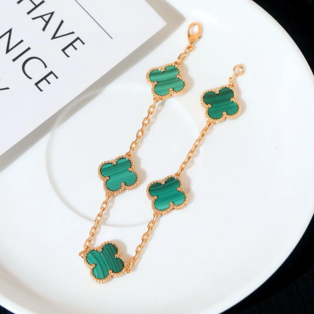 Van Cleef & Arpels Vintage Alhambra bracelet, 5 motifs VCARL80900 - 图片 14