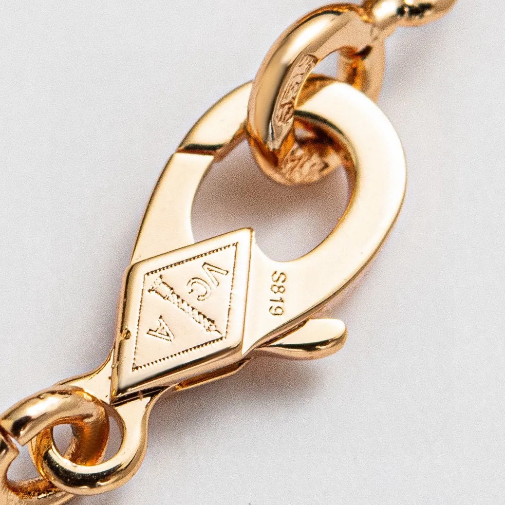 Van Cleef & Arpels Vintage Alhambra bracelet, 5 motifs VCARL80900 - 图片 21