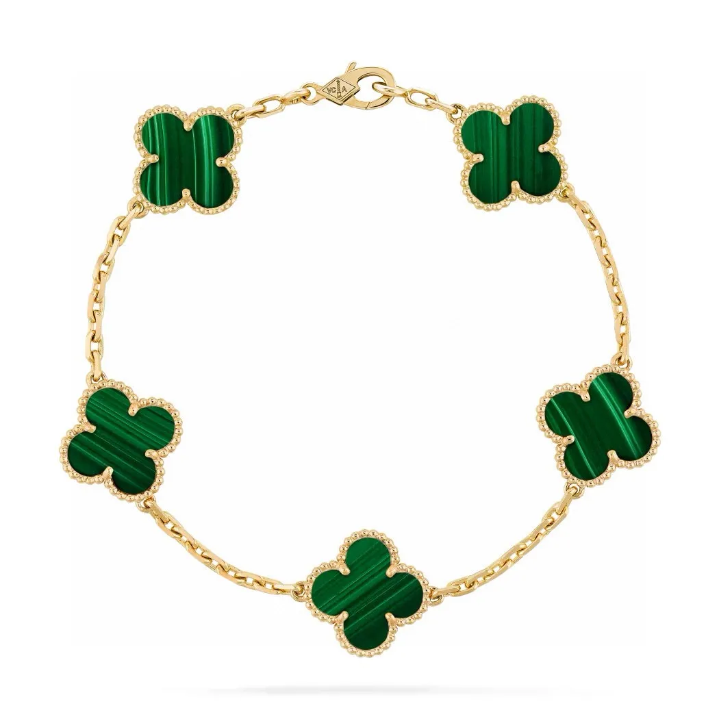 Van Cleef & Arpels Vintage Alhambra bracelet, 5 motifs VCARL80900 - 图片 30