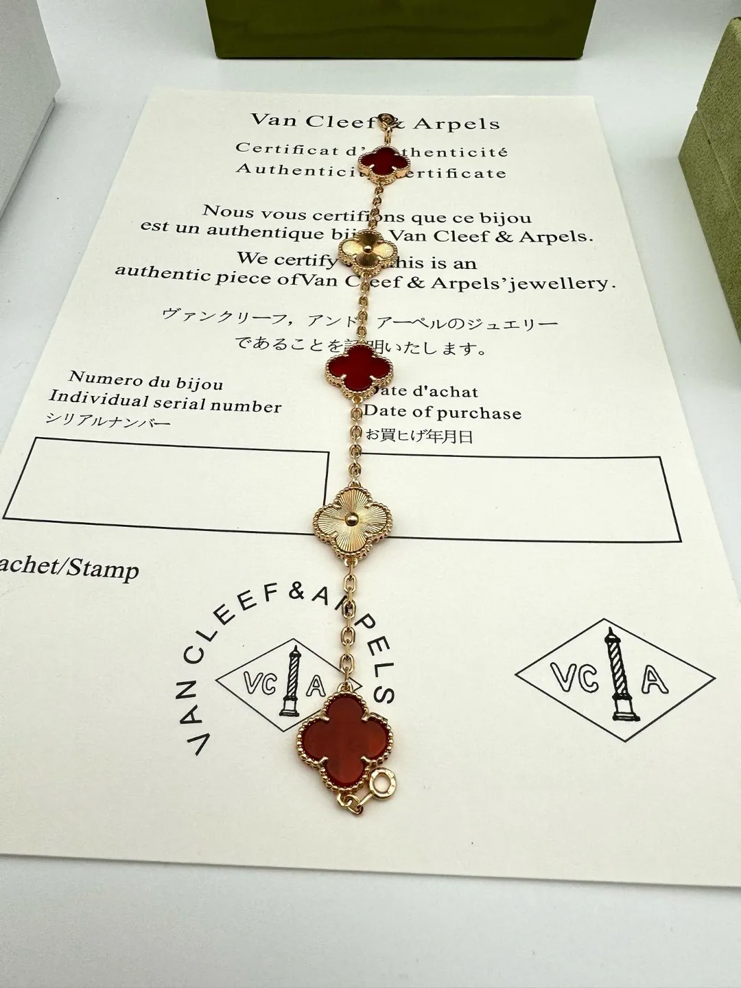 Van Cleef & Arpels Vintage Alhambra bracelet, 5 motifs - Image 10