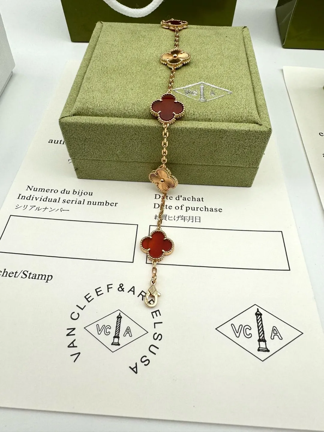 Van Cleef & Arpels Vintage Alhambra bracelet, 5 motifs - Image 13