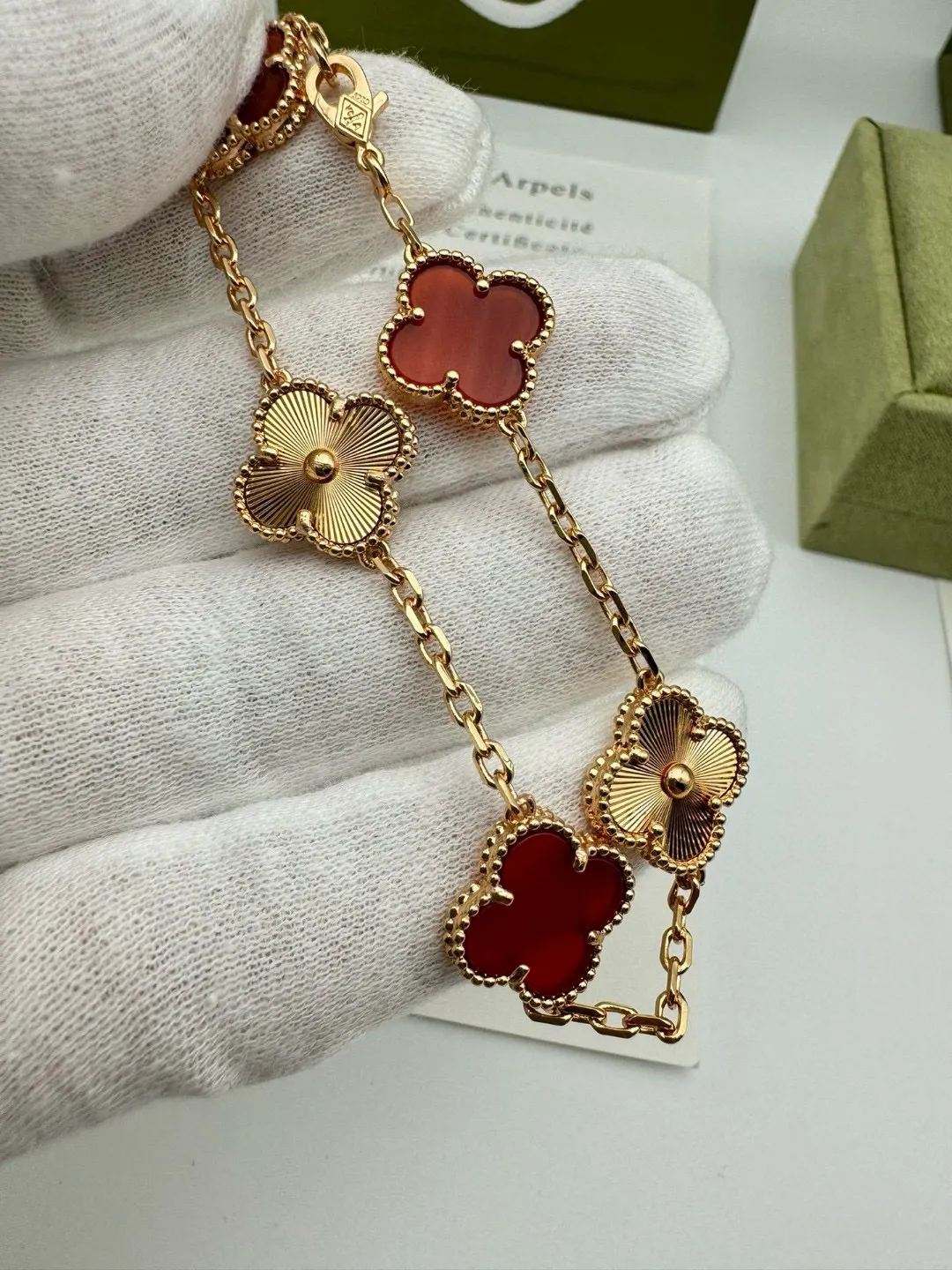 Van Cleef & Arpels Vintage Alhambra bracelet, 5 motifs - Image 21