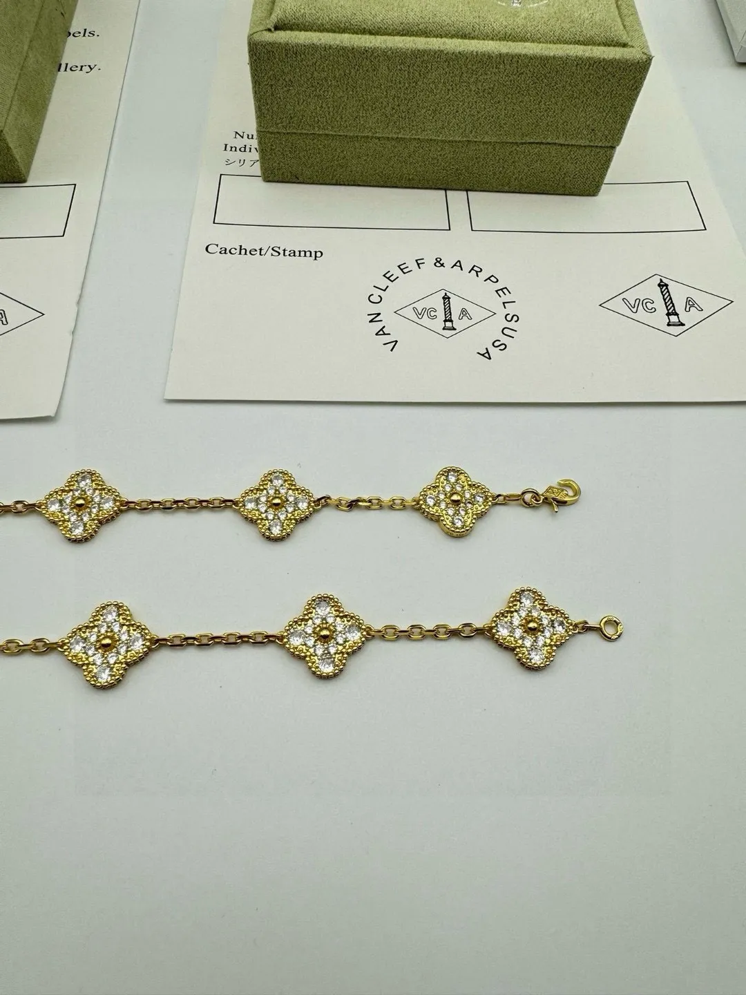 Van Cleef & Arpels Vintage Alhambra bracelet, 5 motifs VCARA41400 - 图片 5