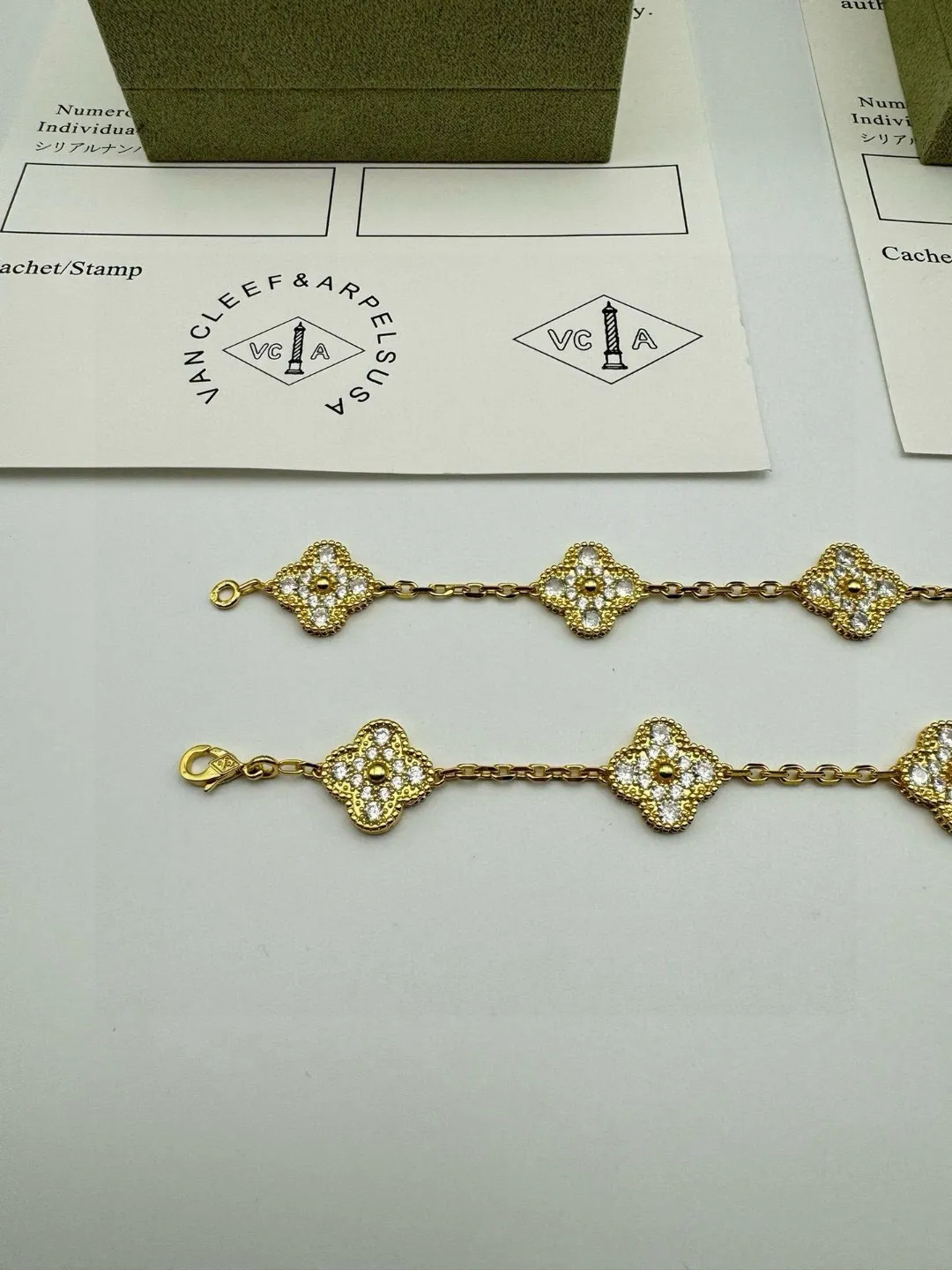 Van Cleef & Arpels Vintage Alhambra bracelet, 5 motifs VCARA41400 - 图片 7