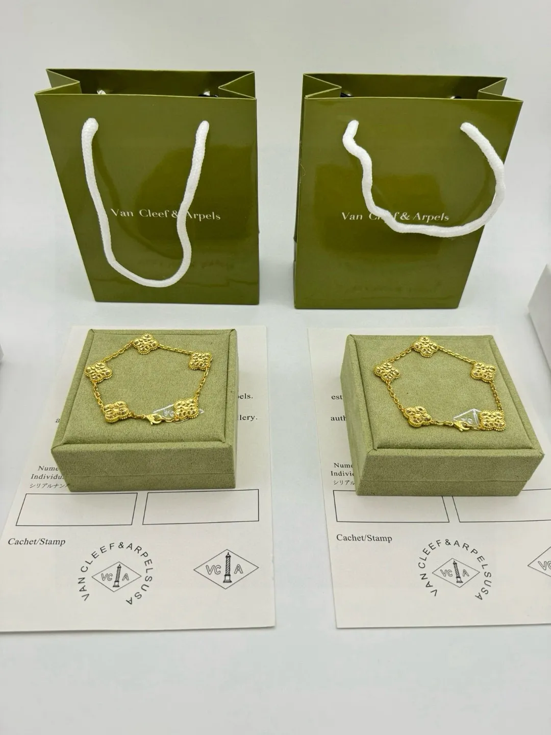Van Cleef & Arpels Vintage Alhambra bracelet, 5 motifs VCARA41400 - 图片 10