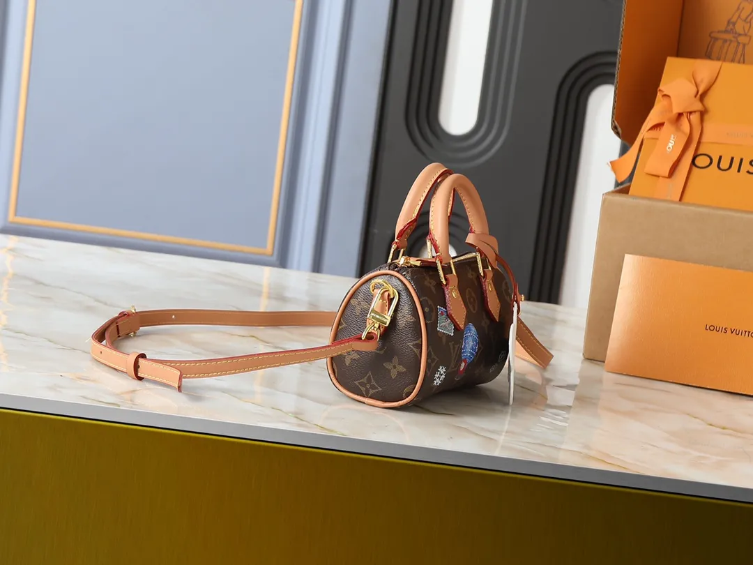 Alternative view of Louis Vuitton Nano Speedy Vivienne Limited Edition Handbag