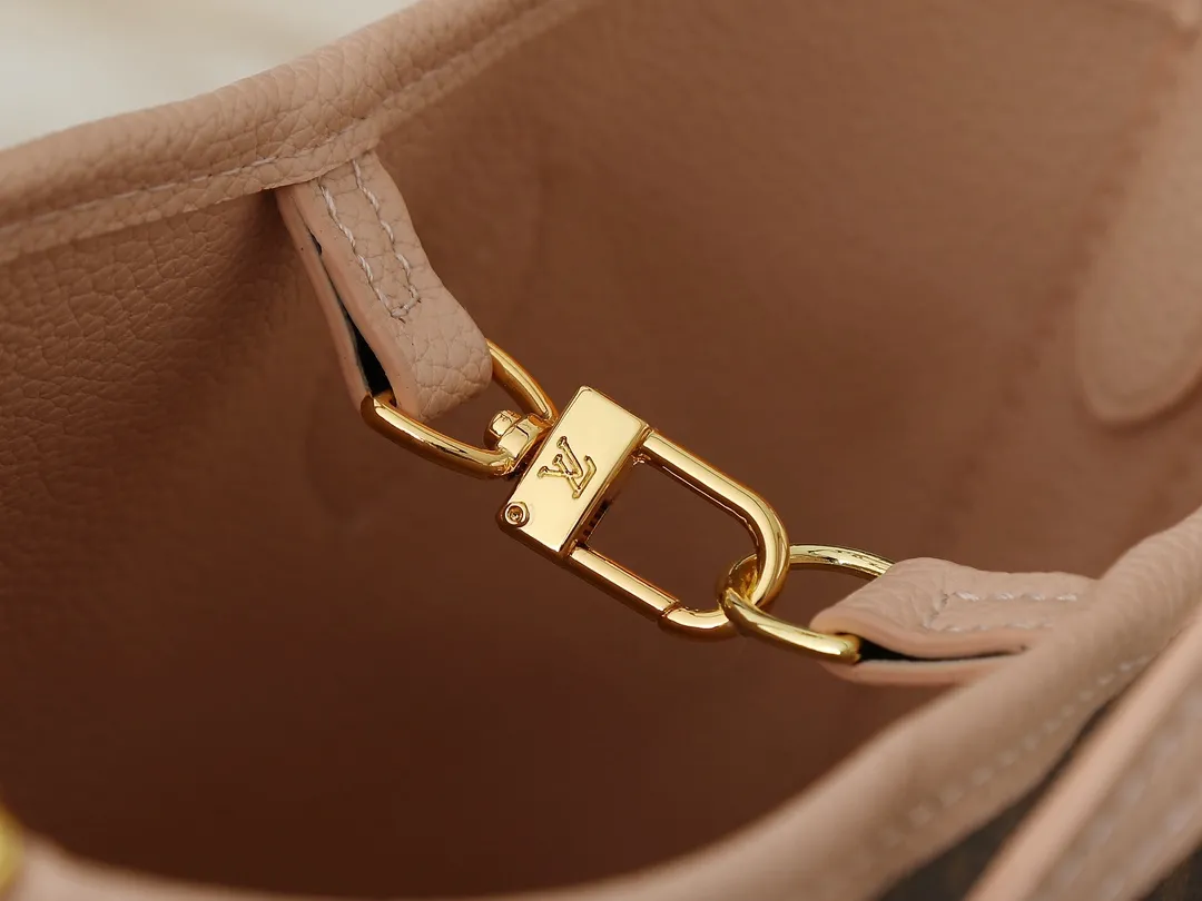 Louis Vuitton Neverfull Bandouli??re Inside Out BB Tote Bag Monogram Pink Leather - 图片 7