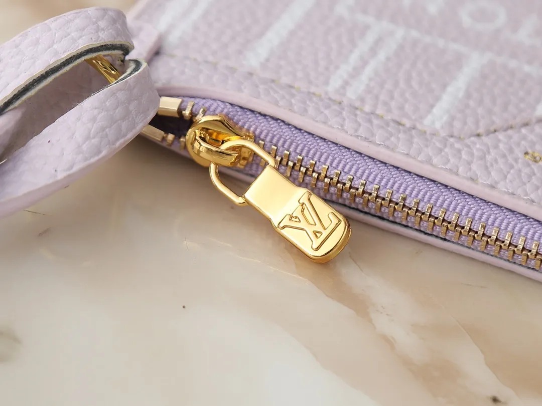 Louis Vuitton Neverfull Bandouli??re Inside Out BB Tote Bag Monogram Lavender Leather - Image 6