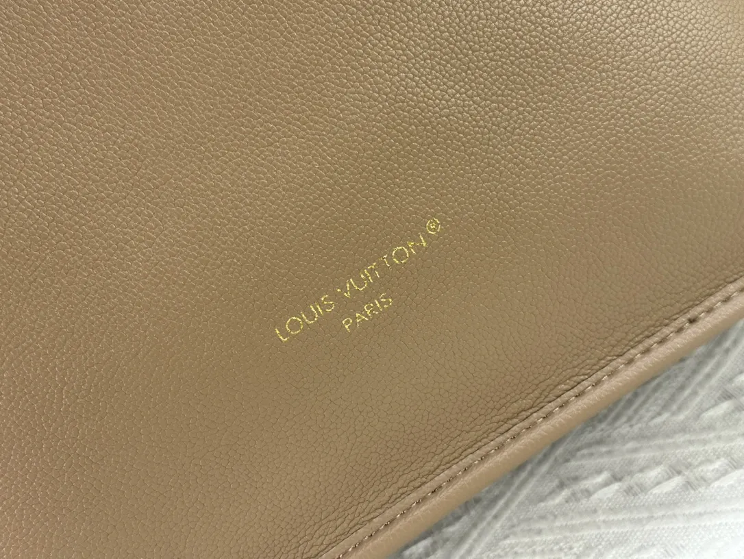 Louis Vuitton Neverfull Inside Out MM Tote Bag Monogram Taupe Leather - 图片 8