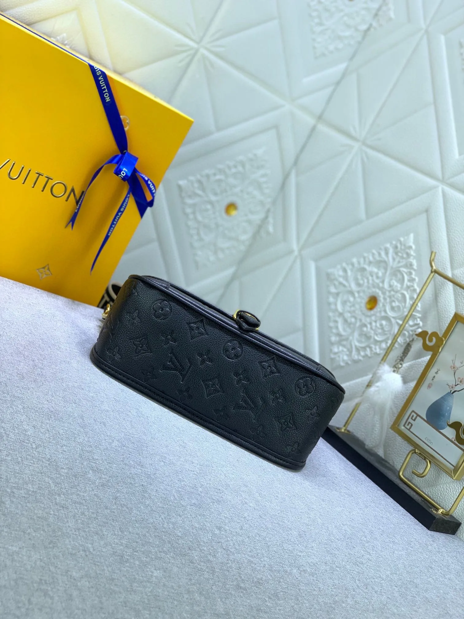 Louis Vuitton Nano Diane Bag Monogram Empreinte Black Leather - 图片 4