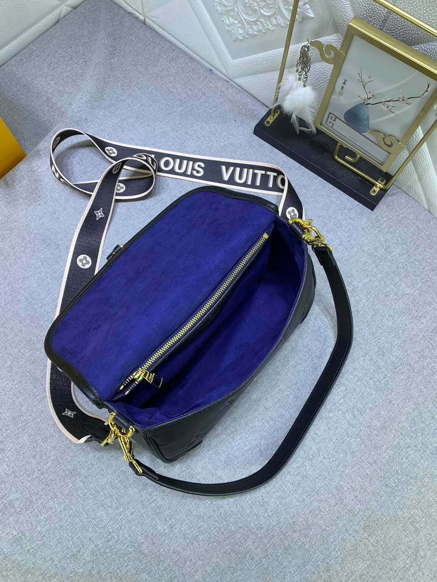 Louis Vuitton Nano Diane Bag Monogram Empreinte Black Leather - 图片 9