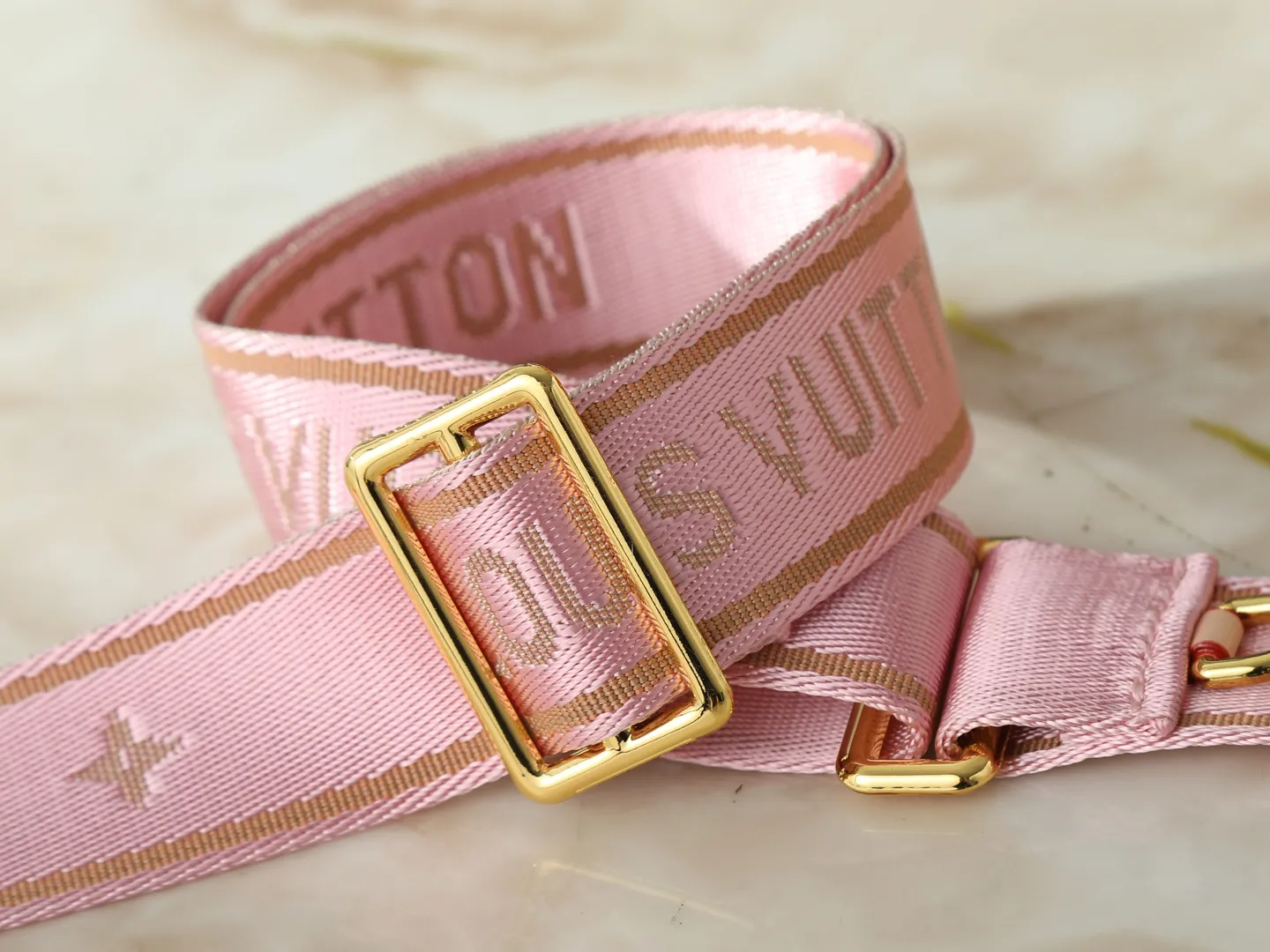 Louis Vuitton Multi Pochette Accessoires Monogram Canvas with Pink Strap - Image 6