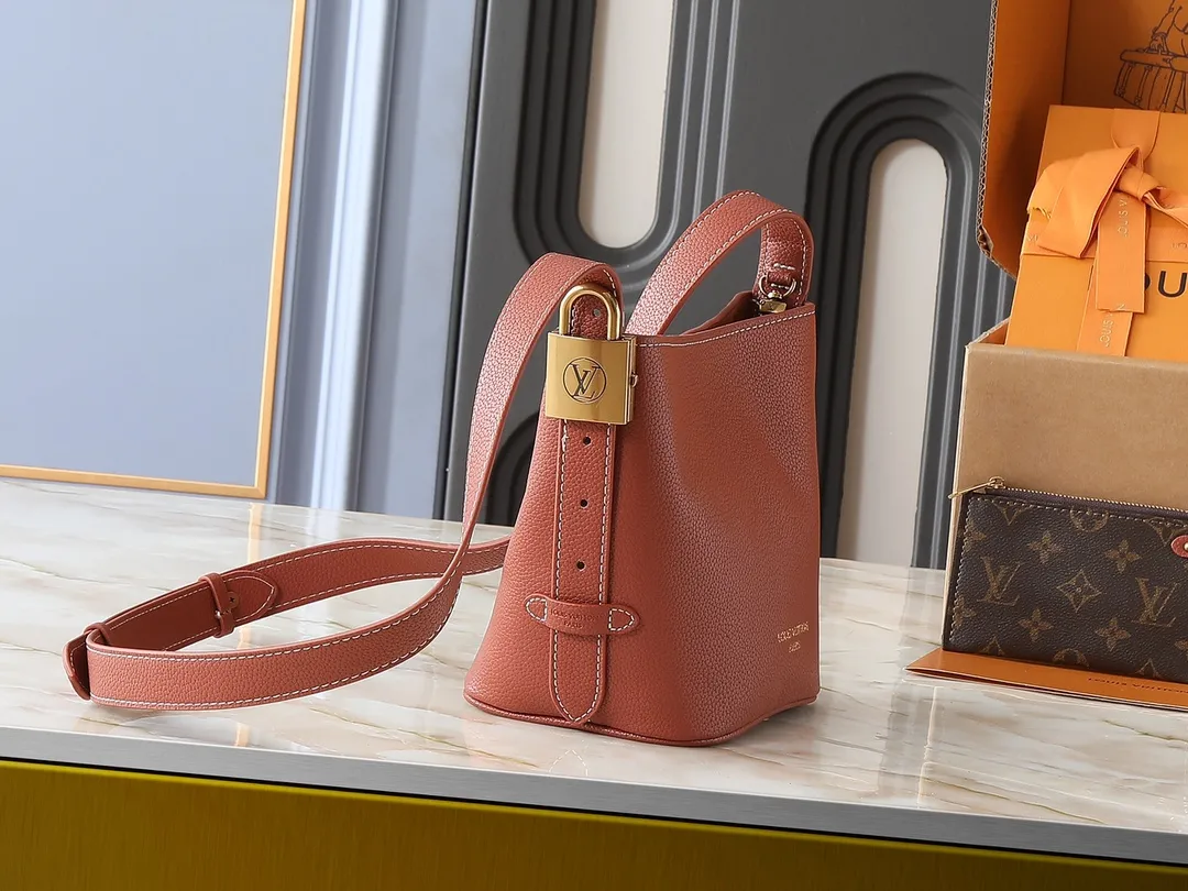 Alternative view of Louis Vuitton All In BB Bucket Bag Terracotta Leather