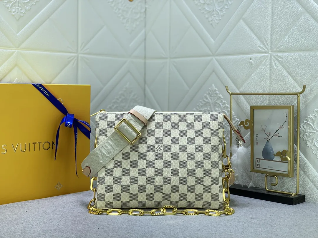 Louis Vuitton Coussin Bag Damier Azur Canvas