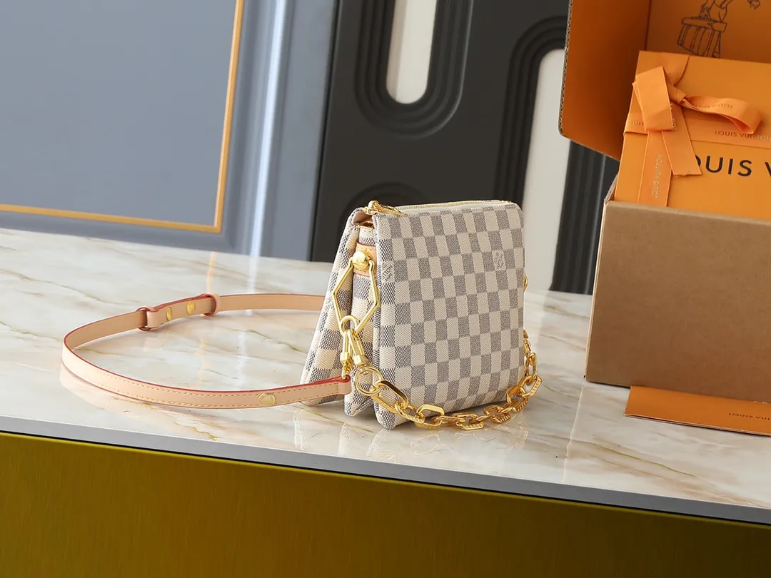 Alternative view of Louis Vuitton Mini Coussin BB Bag Damier Azur Canvas
