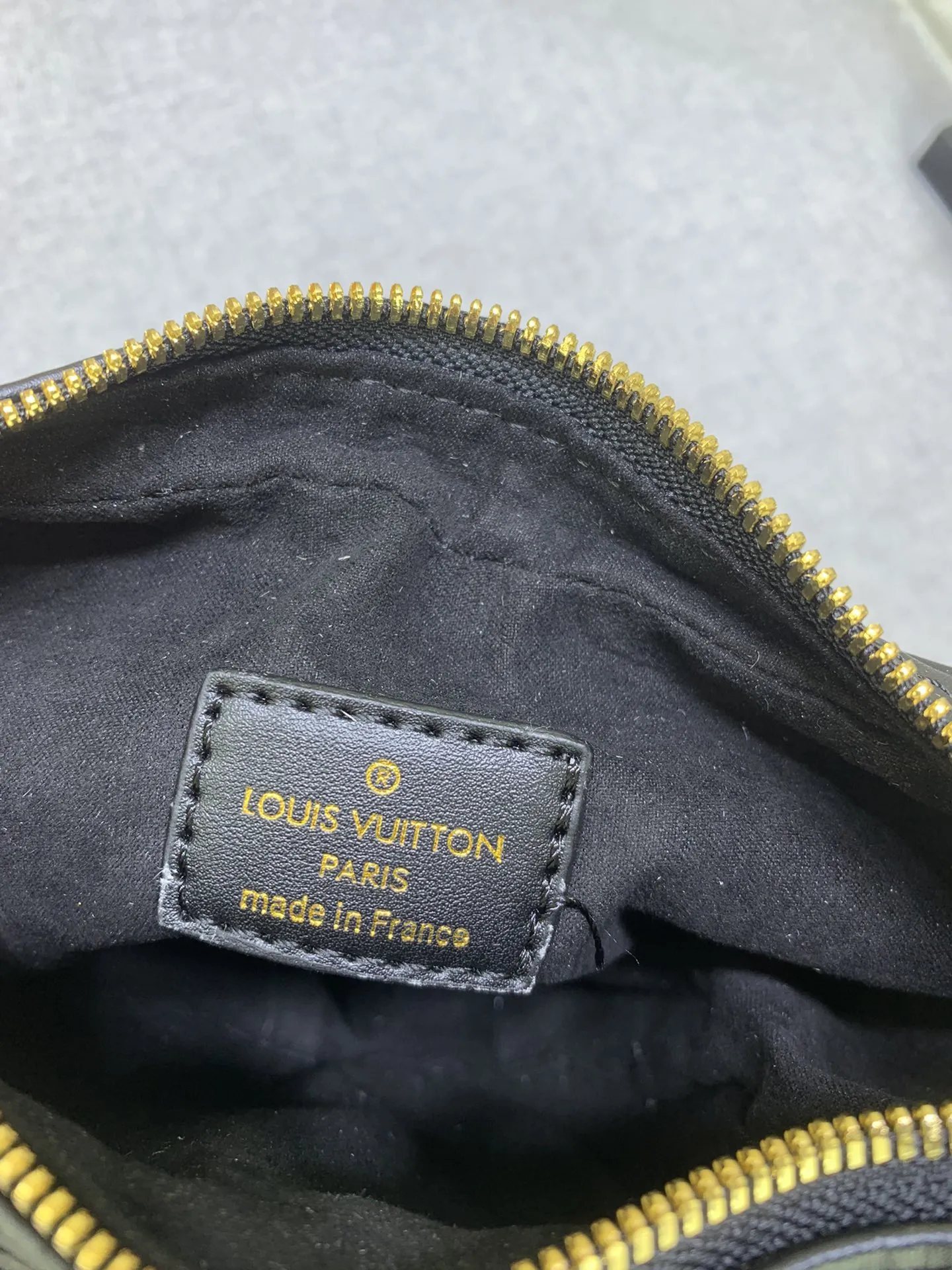 Louis Vuitton Loop Hobo Bag Black Monogram Embossed Leather - Image 8