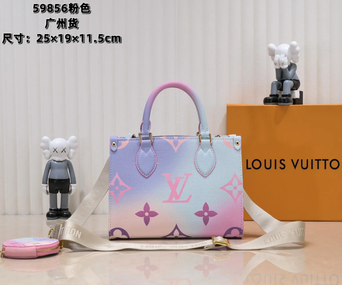 Louis Vuitton OnTheGo PM Tote Bag Pastel Gradient Monogram Canvas