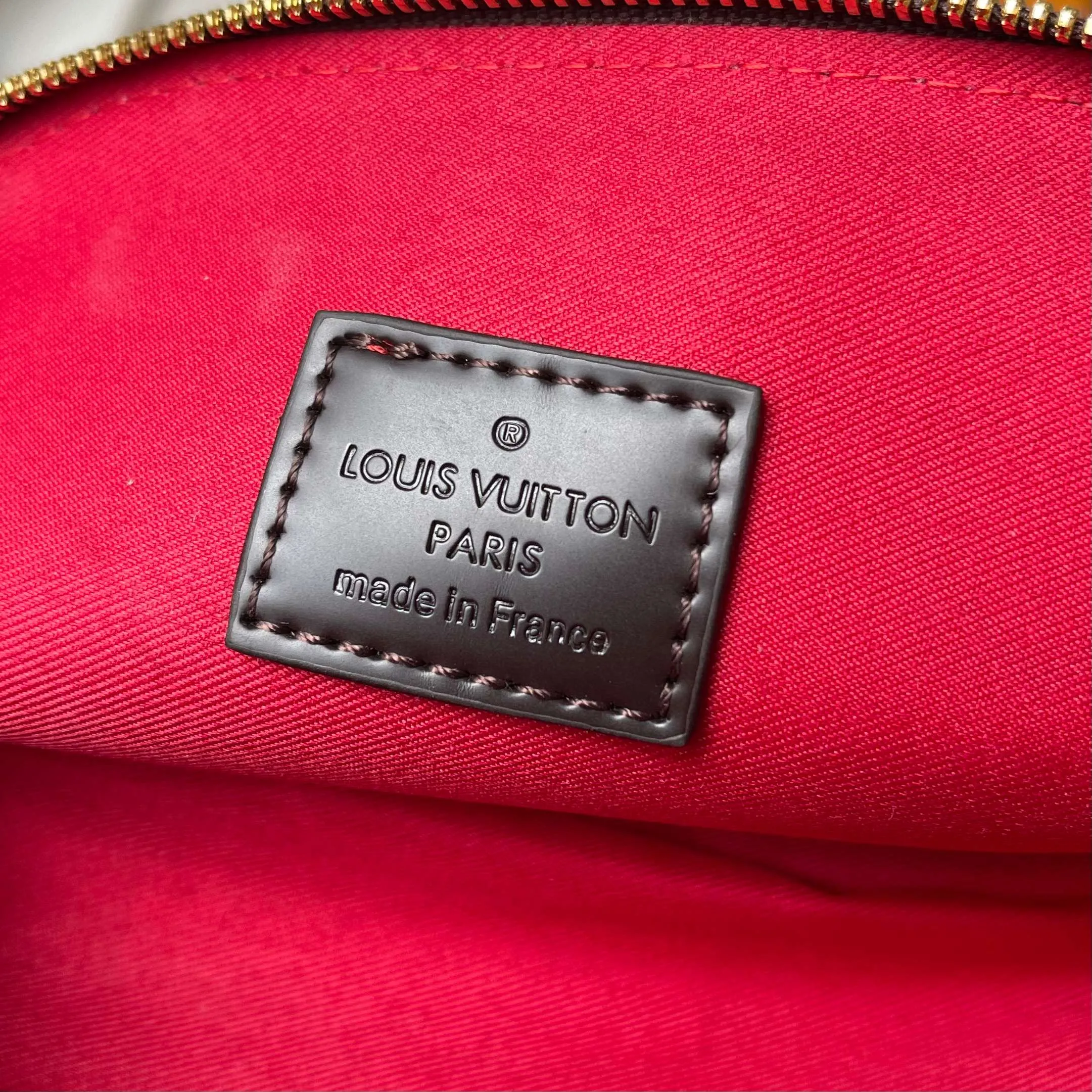 Louis Vuitton Nano Alma Handbag Damier Ebene Canvas - Image 9