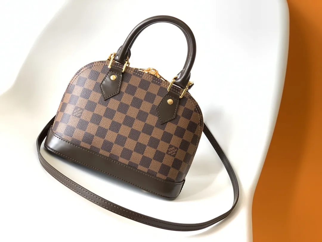 Louis Vuitton Alma BB Handbag Damier Ebene Canvas - Image 3
