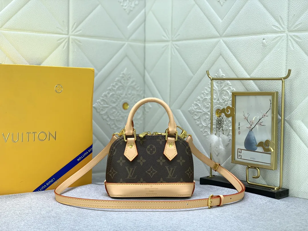 Louis Vuitton Nano Alma Handbag Monogram Canvas
